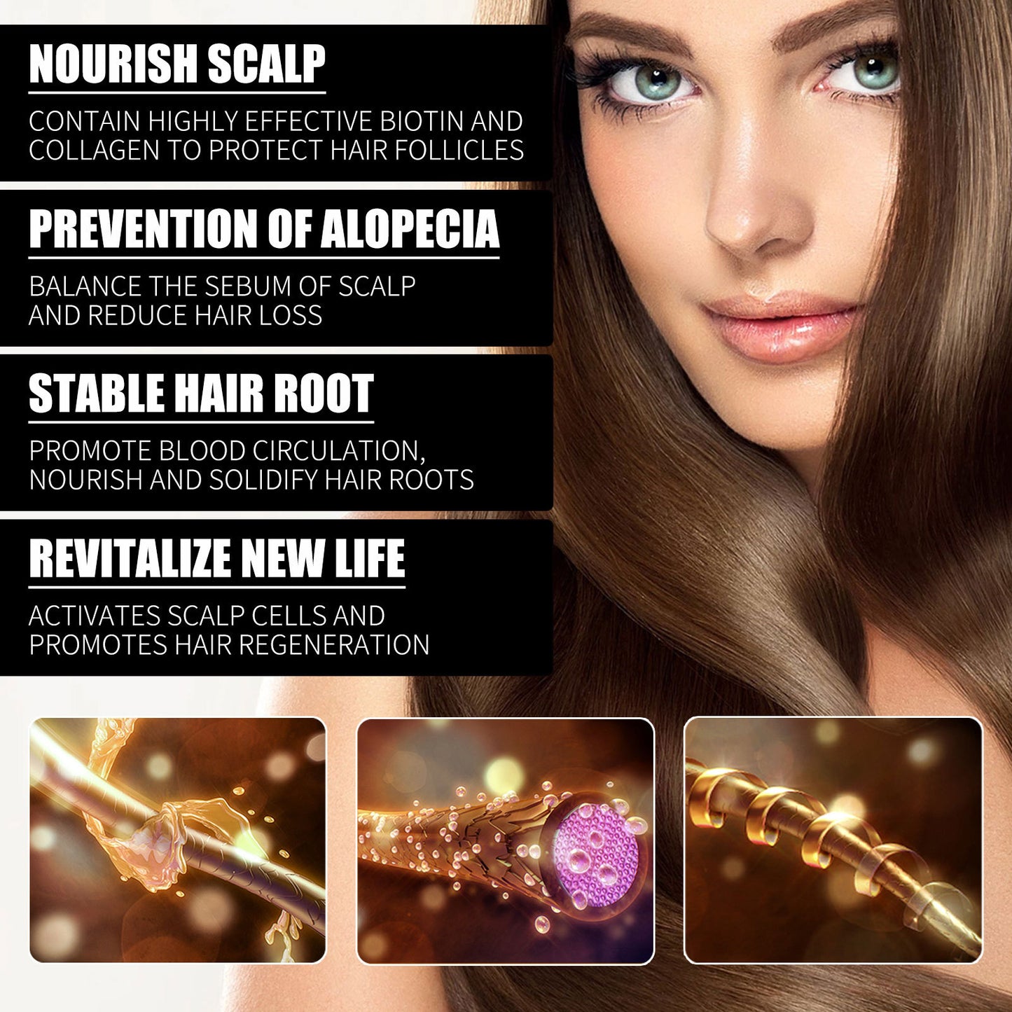 RESEARCH Liquid Biotin & Collagen Hair Growth Drops