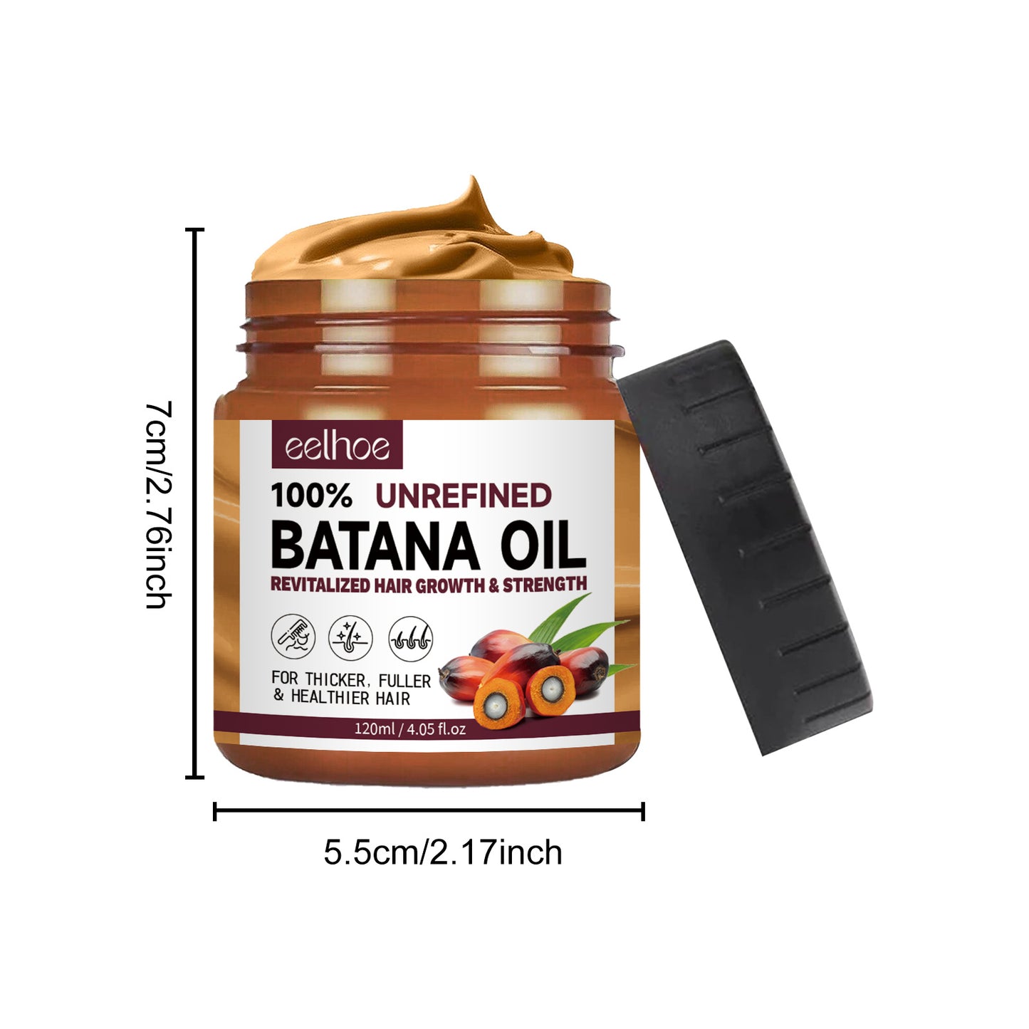 Natural Batana Oil For Men & Women 4.05 Fluid Ounces