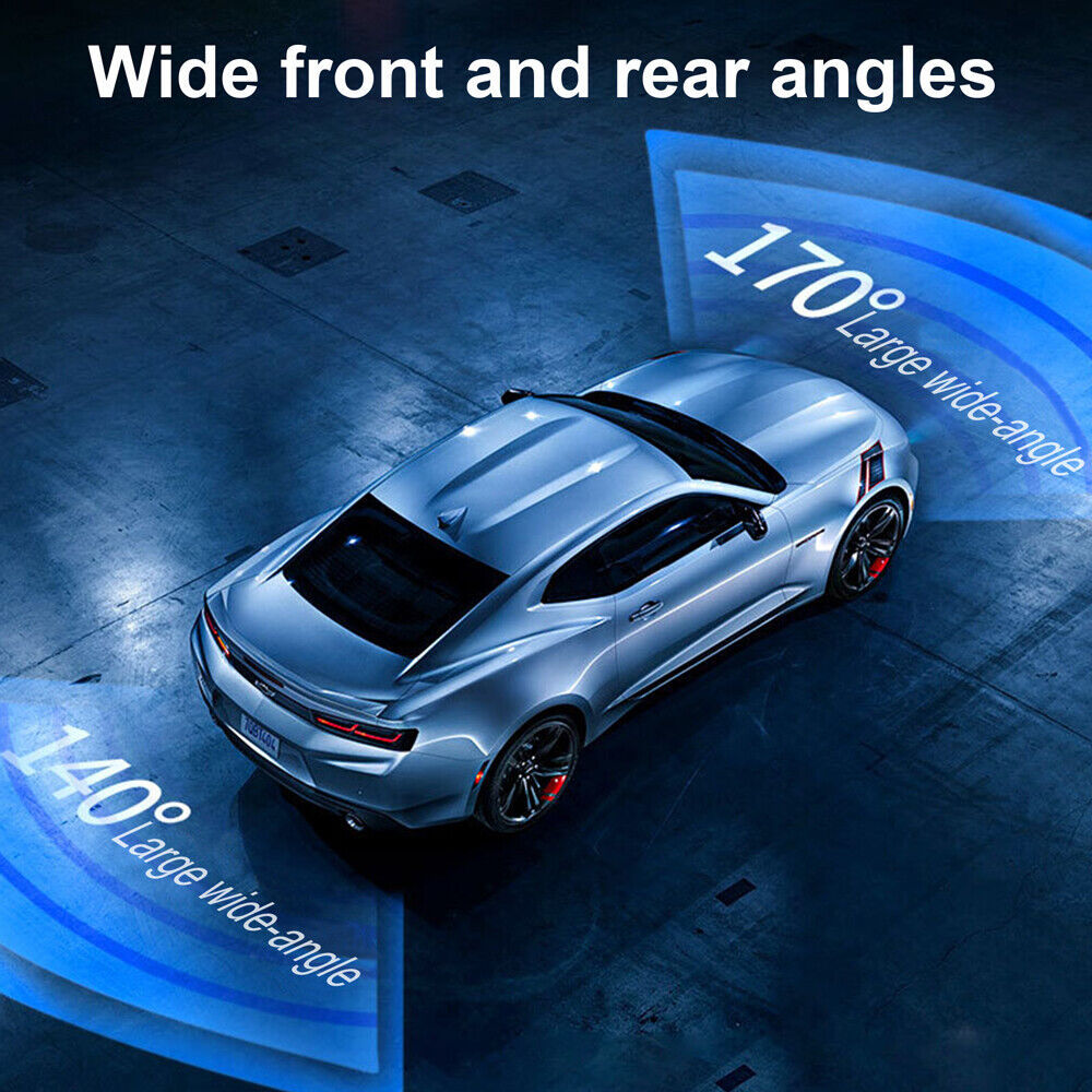 Car Camera Recorder Dual Front And Rear HD 1080P Dash Cam Night Vision