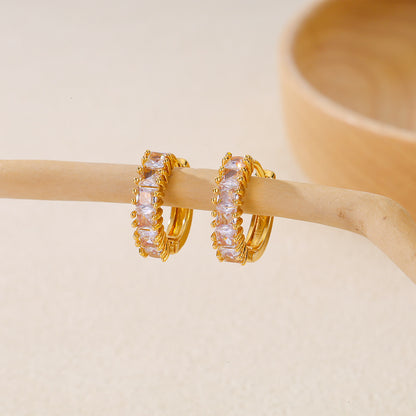 Earrings Jewelry Gold Multi-style Inlaid Zirconium Ear Ring