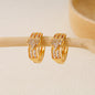 Earrings Jewelry Gold Multi-style Inlaid Zirconium Ear Ring