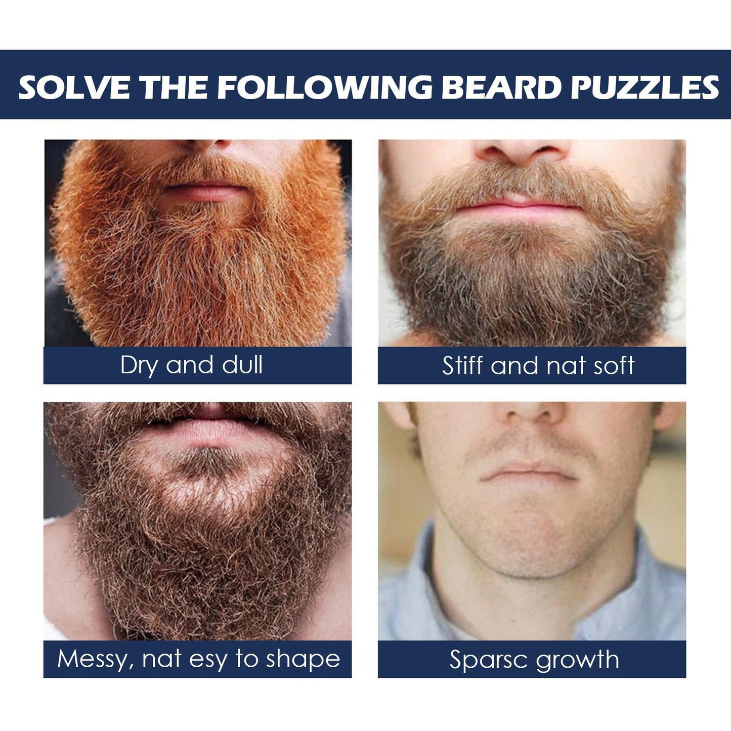 EELHOE Beard Care Oil - Serum For Men Hair Care Hydrating
