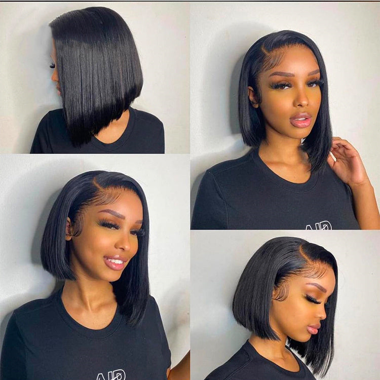 Lace Frontal Bob Straight Wig Human Hair 13x4