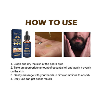 EELHOE Beard Care Oil - Serum For Men Hair Care Hydrating