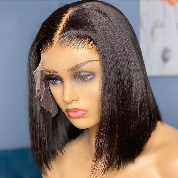 Lace Frontal Bob Straight Wig Human Hair 13x4