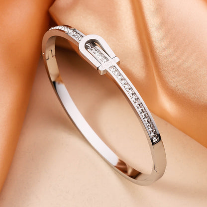 Gold Plating Exquisite Stainless Steel Bracelet Fashion